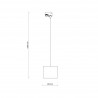 NOWOŚĆ 10678TRACER LINEN 200 1XE27 Tk Lighting