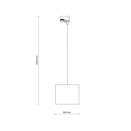 NOWOŚĆ 10675TRACER WHITE 300 1XE27 Tk Lighting