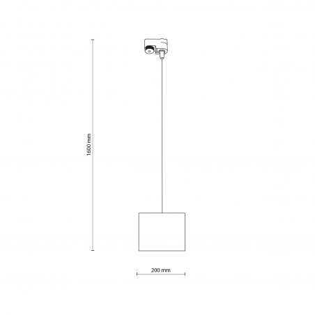 NOWOŚĆ 10679TRACER WHITE 200 1XE27 Tk Lighting
