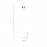 NOWOŚĆ 10698TRACER LINEN 200 TRÓJOBWODOWY 1XE27 Tk Lighting