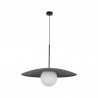 NOWOŚĆ 10637SLATE BLACK GLASS Tk Lighting