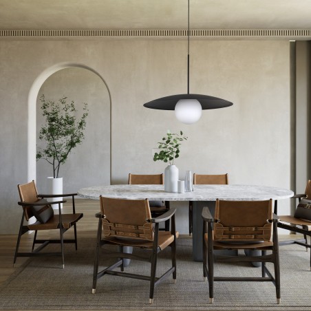 NOWOŚĆ 10637SLATE BLACK GLASS Tk Lighting
