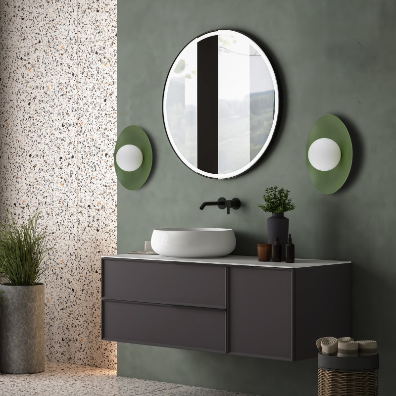 NOWOŚĆ 10935SLATE PEAPOD GLASS KINKIET 1XG9 Tk Lighting