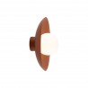 NOWOŚĆ 10937SLATE BRICK GLASS KINKIET 1XG9 Tk Lighting