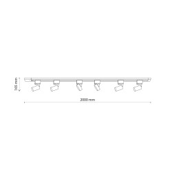 NOWOŚĆ 10458TRACER SET BLACK Tk Lighting