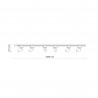 NOWOŚĆ 10458TRACER SET BLACK Tk Lighting