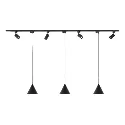 NOWOŚĆ 10599TRACER SET CONO BLACK 139 Tk Lighting