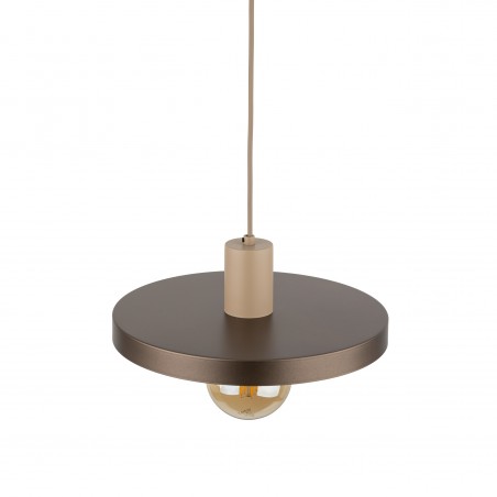NOWOŚĆ 10757SILA SABIA BROWN 1XE27 LAMPA WISZĄCA 300 Tk Lighting