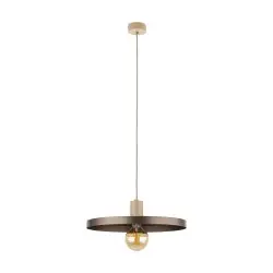 NOWOŚĆ 10758SILA SABIA BROWN 1XE27 LAMPA WISZĄCA 400 Tk Lighting