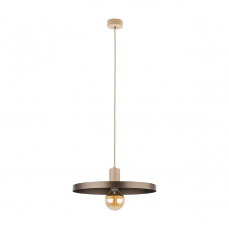 NOWOŚĆ 10758SILA SABIA BROWN 1XE27 LAMPA WISZĄCA 400 Tk Lighting