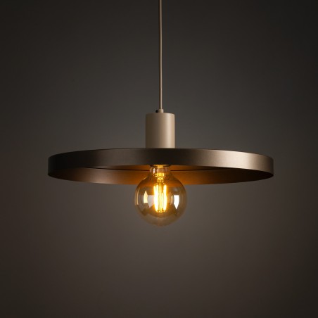 NOWOŚĆ 10758SILA SABIA BROWN 1XE27 LAMPA WISZĄCA 400 Tk Lighting