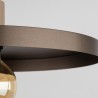 NOWOŚĆ 10758SILA SABIA BROWN 1XE27 LAMPA WISZĄCA 400 Tk Lighting