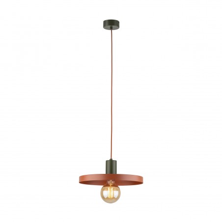 NOWOŚĆ 10749SILA GREEN BRICK 1XE27 LAMPA WISZĄCA 300 Tk Lighting