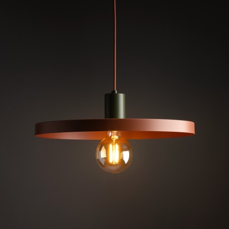 NOWOŚĆ 10750SILA GREEN BRICK 1XE27 LAMPA WISZĄCA 400 Tk Lighting