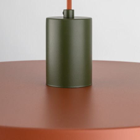 NOWOŚĆ 10750SILA GREEN BRICK 1XE27 LAMPA WISZĄCA 400 Tk Lighting