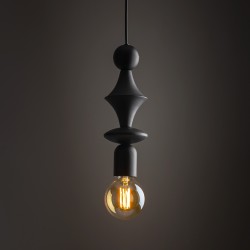 NOWOŚĆ 10871TOWER BLACK LAMPA WISZACA 1XE27 Tk Lighting