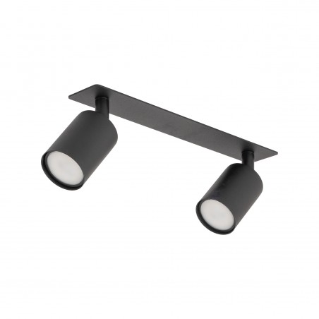 NOWOŚĆ 10799NEX BLACK 2XGU10 LAMPA SUFITOWA PODTYNKOWA Tk Lighting