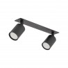 NOWOŚĆ 10799NEX BLACK 2XGU10 LAMPA SUFITOWA PODTYNKOWA Tk Lighting