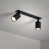 NOWOŚĆ 10799NEX BLACK 2XGU10 LAMPA SUFITOWA PODTYNKOWA Tk Lighting