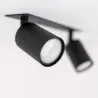 NOWOŚĆ 10799NEX BLACK 2XGU10 LAMPA SUFITOWA PODTYNKOWA Tk Lighting