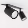 NOWOŚĆ 10799NEX BLACK 2XGU10 LAMPA SUFITOWA PODTYNKOWA Tk Lighting