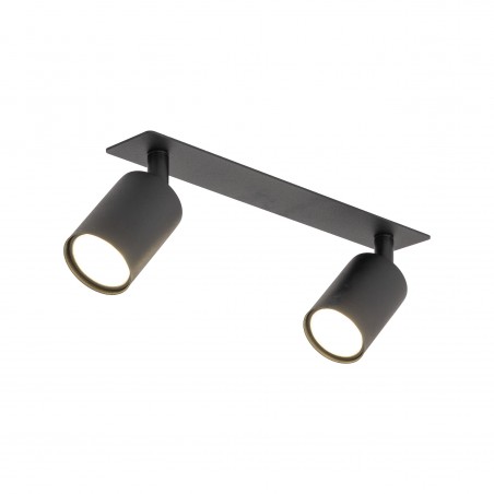 NOWOŚĆ 10799NEX BLACK 2XGU10 LAMPA SUFITOWA PODTYNKOWA Tk Lighting