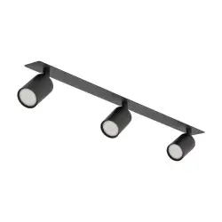NOWOŚĆ 10800NEX BLACK 3XGU10 LAMPA SUFITOWA PODTYNKOWA Tk Lighting