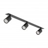 NOWOŚĆ 10800NEX BLACK 3XGU10 LAMPA SUFITOWA PODTYNKOWA Tk Lighting
