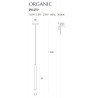 MAXLIGHT P0459 LAMPA WISZĄCA ORGANIC I ZŁOTO SZCZOTKOWANE