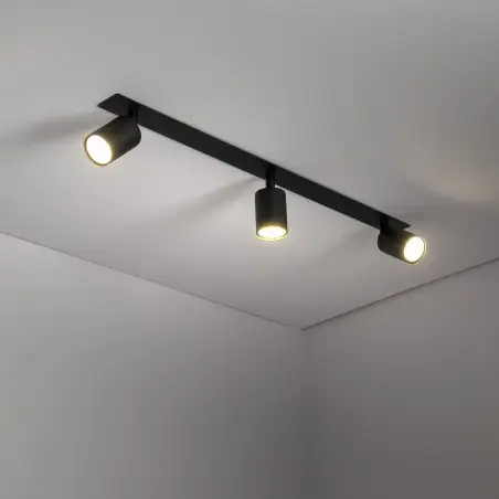 NOWOŚĆ 10800NEX BLACK 3XGU10 LAMPA SUFITOWA PODTYNKOWA Tk Lighting