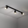 NOWOŚĆ 10800NEX BLACK 3XGU10 LAMPA SUFITOWA PODTYNKOWA Tk Lighting