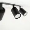 NOWOŚĆ 10800NEX BLACK 3XGU10 LAMPA SUFITOWA PODTYNKOWA Tk Lighting