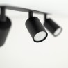NOWOŚĆ 10800NEX BLACK 3XGU10 LAMPA SUFITOWA PODTYNKOWA Tk Lighting