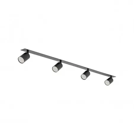 NOWOŚĆ 10801NEX BLACK 4XGU10 LAMPA SUFITOWA PODTYNKOWA Tk Lighting
