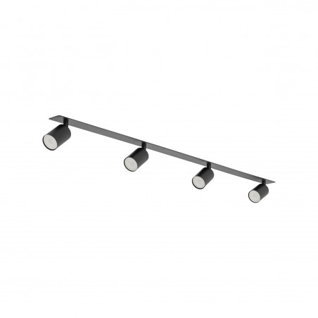NOWOŚĆ 10801NEX BLACK 4XGU10 LAMPA SUFITOWA PODTYNKOWA Tk Lighting