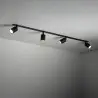 NOWOŚĆ 10801NEX BLACK 4XGU10 LAMPA SUFITOWA PODTYNKOWA Tk Lighting