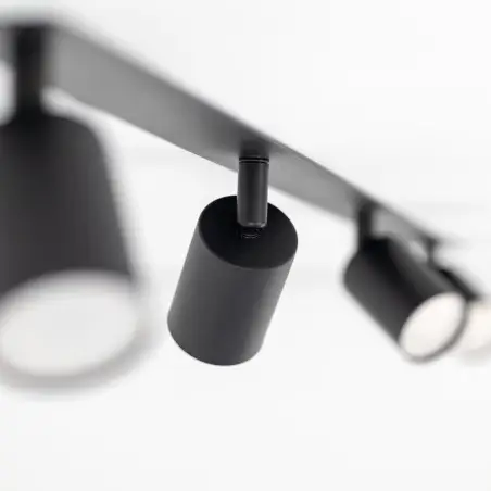 NOWOŚĆ 10801NEX BLACK 4XGU10 LAMPA SUFITOWA PODTYNKOWA Tk Lighting