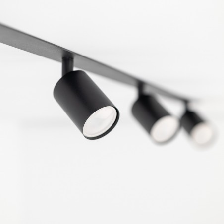 NOWOŚĆ 10801NEX BLACK 4XGU10 LAMPA SUFITOWA PODTYNKOWA Tk Lighting