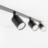 NOWOŚĆ 10801NEX BLACK 4XGU10 LAMPA SUFITOWA PODTYNKOWA Tk Lighting