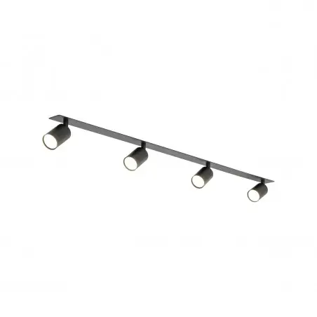 NOWOŚĆ 10801NEX BLACK 4XGU10 LAMPA SUFITOWA PODTYNKOWA Tk Lighting