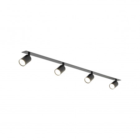 NOWOŚĆ 10801NEX BLACK 4XGU10 LAMPA SUFITOWA PODTYNKOWA Tk Lighting