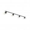 NOWOŚĆ 10801NEX BLACK 4XGU10 LAMPA SUFITOWA PODTYNKOWA Tk Lighting