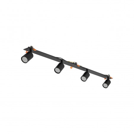 NOWOŚĆ 10801NEX BLACK 4XGU10 LAMPA SUFITOWA PODTYNKOWA Tk Lighting