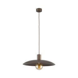 NOWOŚĆ 10964ASTRA BROWN 1XE27 LAMPA WISZACA Tk Lighting