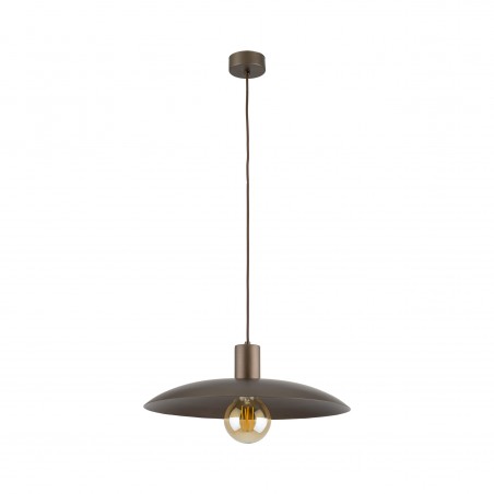NOWOŚĆ 10964ASTRA BROWN 1XE27 LAMPA WISZACA Tk Lighting