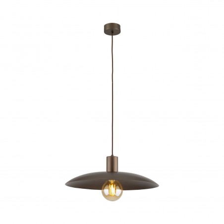NOWOŚĆ 10964ASTRA BROWN 1XE27 LAMPA WISZACA Tk Lighting