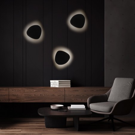 NOWOŚĆ 10631STONE BLACK KINKIET 2 Tk Lighting