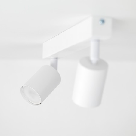 NOWOŚĆ 10787NEX WHITE 2XGU10 LAMPA SUFITOWA Tk Lighting