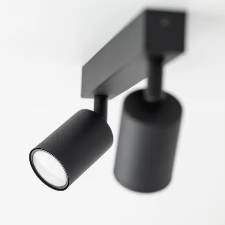 NOWOŚĆ 10790NEX BLACK 2XGU10 LAMPA SUFITOWA Tk Lighting