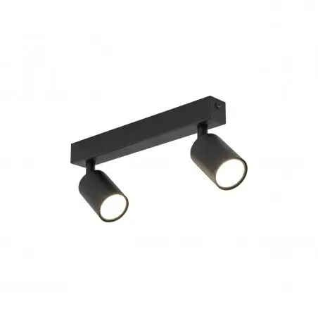 NOWOŚĆ 10790NEX BLACK 2XGU10 LAMPA SUFITOWA Tk Lighting